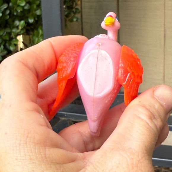 McDonald's 1996 Littlest Pet Shop Tonka Corp PINK SWAN Moveable Head & Wings - Picture 6 of 9